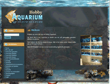 Tablet Screenshot of hobbyaquarium.nl